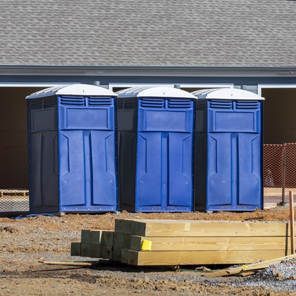 how do i determine the correct number of porta potties necessary for my event in Fontana CA